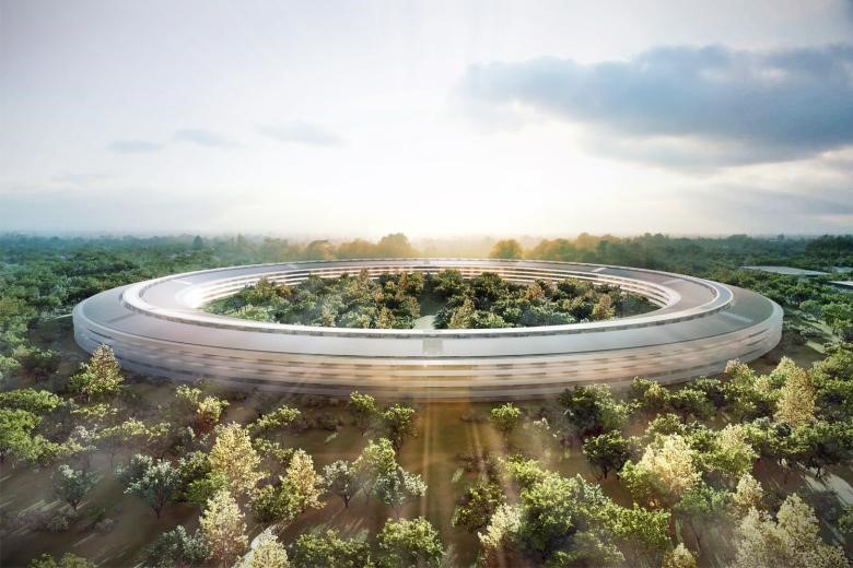 مقر حکمرانی اپل ؛ هزینه ساخت این بنا بالغ بر 5 میلیارد دلار خواهد بود و 12000 کارمند در آن مستقر خواهند شد. مرکز جدید اپل در کاپرتینو کالیفرنیا مقیاس های  جدیدی را از خود به جا می گذارد. تصاویر هوایی شرکت Skycore از این بنا، کار های ساخت و ساز را  نشان می دهد.