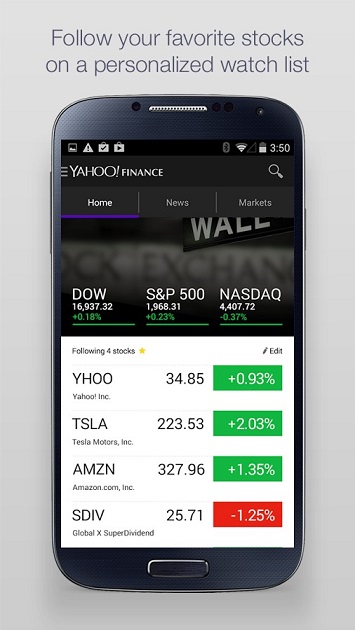 بازار سهام یک مکان پر استرس و پر جنب وجوش برای مشاهده و دنبال کردن می باشد، اما برای آن دسته از کسانی که می خواهند نمونه کارها را مدام دنبال کنند ما دو برنامه که بهترین استفاده را دارد، یافته ایم: Yahoo Finance و MSN Money.