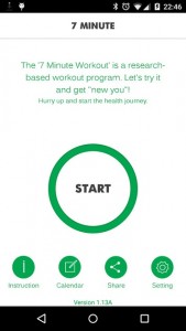 Runkeeper/7-minute Workout: متناسب بمانید در نهایت با توجه به اینکه ما گوشی هایمان را همیشه به همراه داریم، استفاده از آنها برای سلامتی و انجام تمرین های ورزشی، واقعا مفید خواهد بود. ما بر این باوریم که برنامه ی تمام عیار باشگاهی در بین گجت ها جایی ندارد اما می توانیم از این برنامه برای تمرین های سبک ، یادآوری زمان دویدن و یا برای تمرین های معروف ۷ دقیقه ای در اداره برای انرژی گرفتن از آنها استفاده کنیم. در این موارد Runkeeper و7-minute Workout دو برنامه ی مفید هستند.