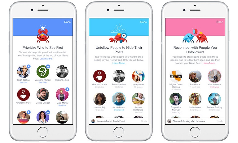 فیس بوک به شما اجازه می دهد آنچه که در خبرخوان شما ظاهر می شود را انتخاب کنید