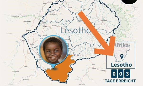 تنها با 40 سنت می توان به عنوان مثال با همکاری برنامه جهانی غذا سازمان ملل در لسوتو Lesotho غذای بچه های دبستانی را تامین کرد. تا قبل از شروع علنی این اپلیکیشن در روز 30 ژوئن تعداد 164260 بسته غذایی (66000 یورو) جمع آوری و اهدا شده بودند. فروشگاه های اپل، گوگل و آمازون برای این اپلیکیشن تبلیغ زیادی کردند و هم اکنون 15000 کاربر فعال از این اپلیکیشن استفاده می کنند.