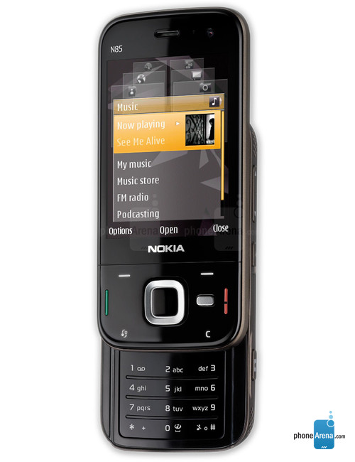 نوکیا ان ۸۵ (Nokia N85) اولین گوشی هوشمند که با صفحه نمایش آمولد مجهز شده بود