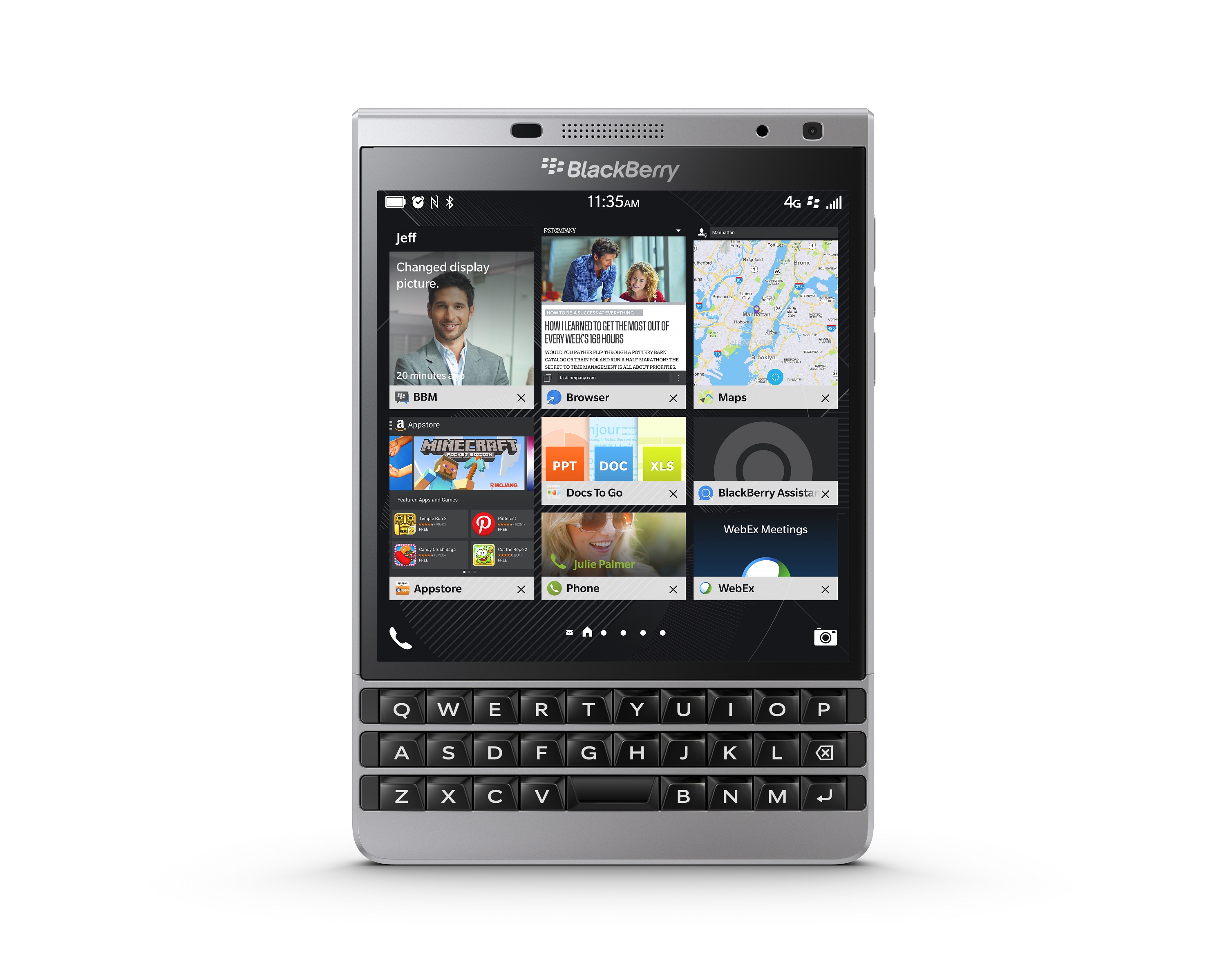 معرفی BlackBerry Passport Silver Edition