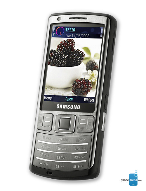اولین گوشی هوشمند آمولد سامسونگ i7110 بود که در اواخر اکتبر سال ۲۰۰۸ اعلام شد، اما همان سال به بازار عرضه نشد و انتشار آن تا فوریه سال ۲۰۰۹ به طول انجامید. 