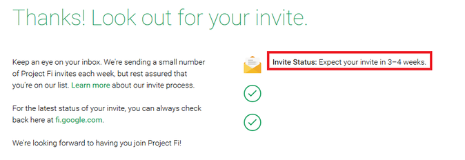 گوگل تعداد دعوت هایش را برای پروژه Fi افزایش می دهد
