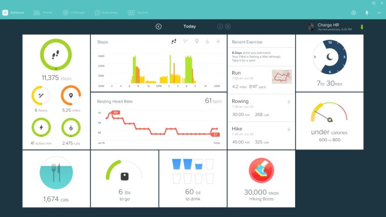ویندوز ۱۰ یک برنامه ی یونیورسال جدید Fitbit با پشتیبانی کورتانا دریافت می کند