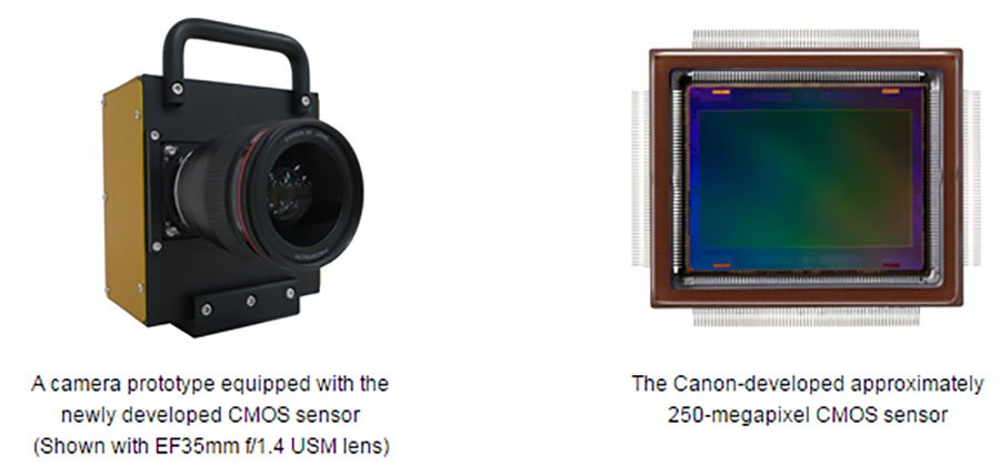 قوی ترین دوربین جهان؛ کانن، سنسور ۲۵۰ مگا پیکسلی APS-H CMOS را توسعه می دهد