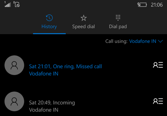آخرین نسخه ویندوز 10 موبایل تعداد بوق های انتظار تماس گیرنده قبل از پاسخ را نشان می دهد