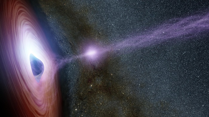 ستاره شناسان رفتار عجیبی را از یک سیاهچاله ی عظیم مشاهده کردند