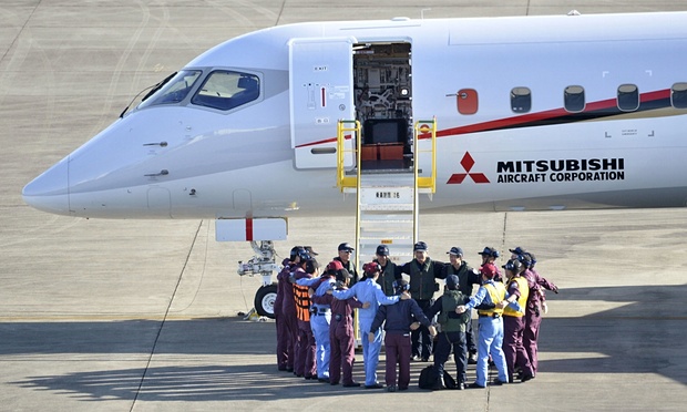 تبریک میتسوبیشی! اولین جت مسافربری ژاپن ساخت کمپانی میتسوبیشی، به پرواز درآمد