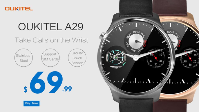 ساعت هوشمند اوکیتل A29 از فردا به منظور پیش خرید در دسترس قرار می گیرد