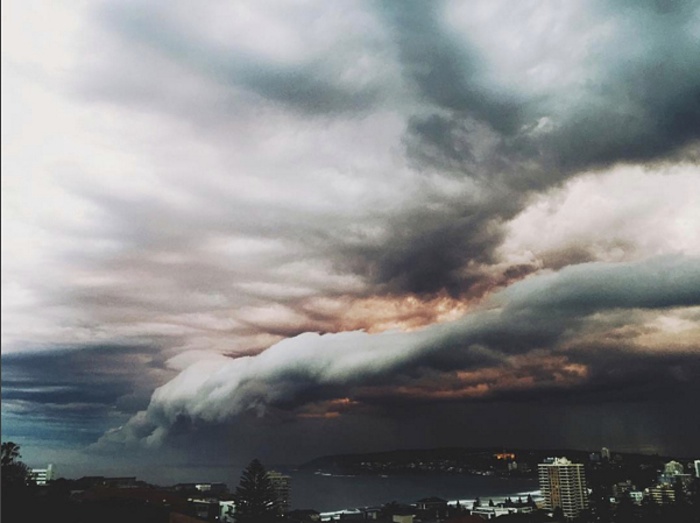 4 - عکس – سونامی ابرها سیدنی را درنوردید