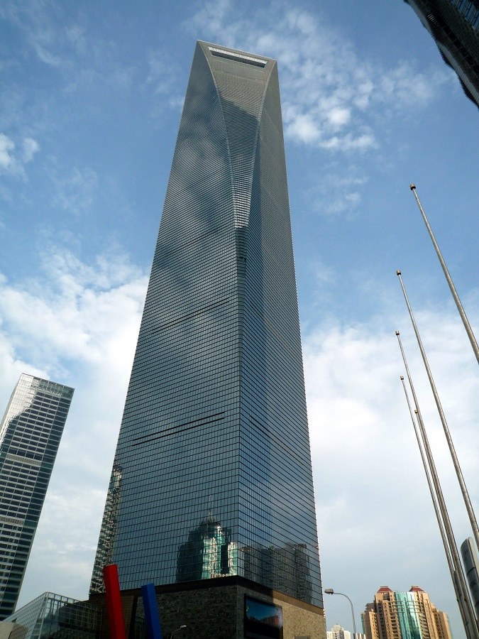 مرکز مالی جهانی شانگهای (Shanghai World Financial Center)، شانگهای - 492 متر