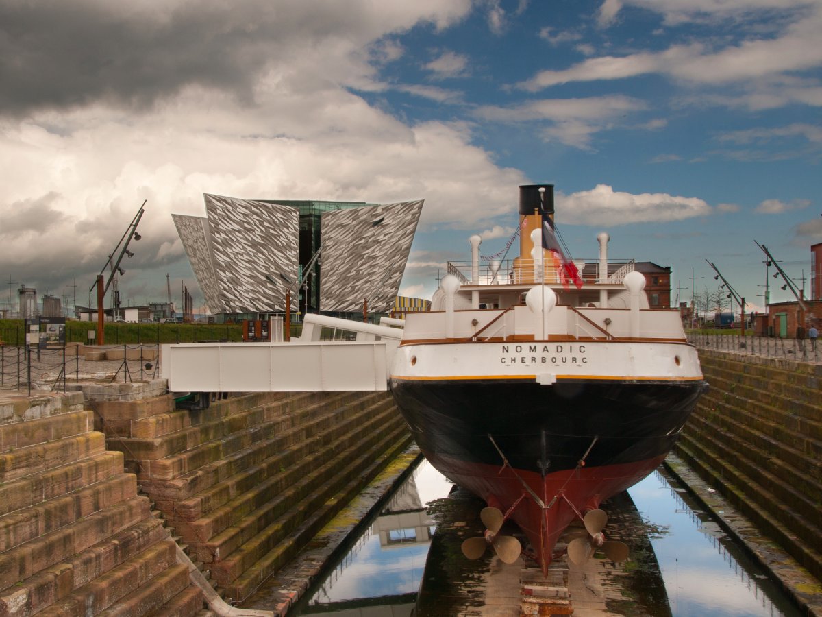 Titanic Quarter در بلفاست، ایرلند شمالی