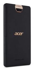 تبلت Acer Iconia Talk S یک دستگاه مقرون به صرفه است که از طراحی جالبی برخوردار شده و با ترکیبی از رنگ های سیاه و طلایی جلوه خاصی پیدا کرده است.