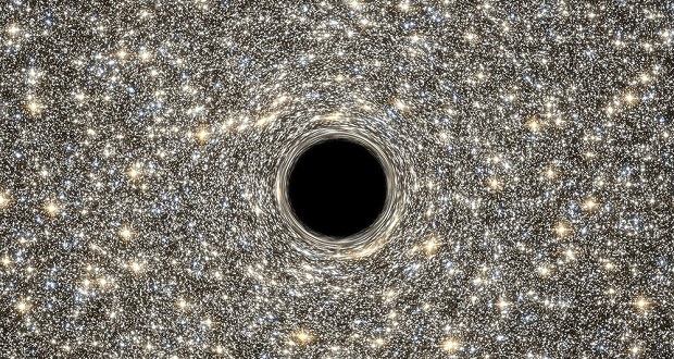 آیا یک سیاه چاله قادر به کور کردن نور ساطع شده از ستاره «ابرسازه بیگانه» هست؟