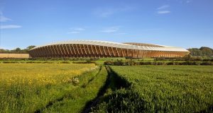 استودیوی معماری زاها حدید، اولین استادیوم چوبی جهان را می سازد
