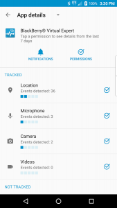 هشدار امنیتی نادرست برنامه DTEK بلک بری