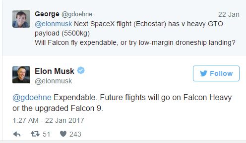 ایلان ماسک در اظهار نظری توییتری اعلام کرده، موشک بعدی این شرکت، آخرین موشک قابل استفاده مجدد شرکت است.