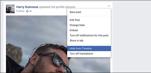آموزش پنهان کردن عکس های فیس بوک بدون پاک کردن آنها