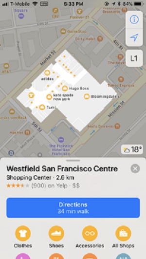 ویژگی‌های جدید اپل مپس (Apple Maps) در آی او اس 11