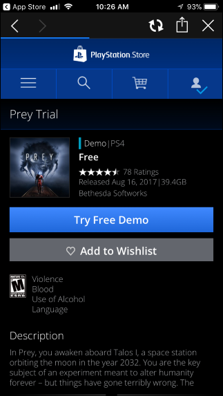 پس از نهایی کردن خرید‌تان، دکمه‌ی “Download to Your PS4” را انتخاب کنید تا بازی فوراً در همان اکانتی که بر روی کنسول فعال است دانلود شود.