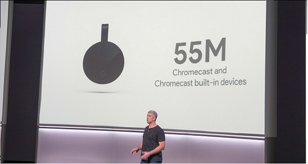 گوگل تعداد 55 میلیون دستگاه دانگل کروم کست را در سرتاسر جهان فروخته است!