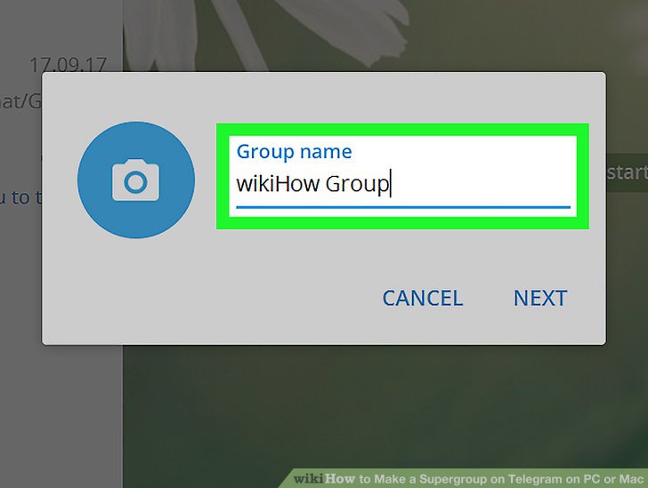 انتخاب نام گروه تلگرام