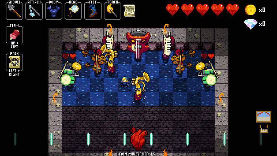 Crypt of the Necrodancer یکی از بهترین بازی های آیفون