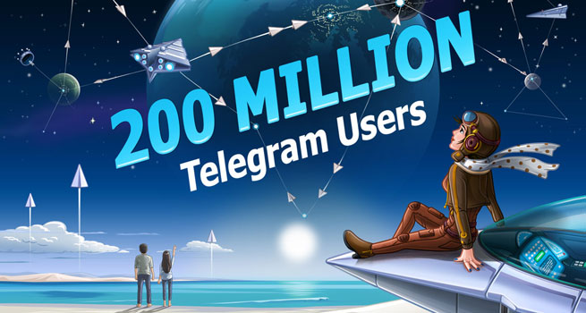 انتشار نسخه 4.8 تلگرام با قابلیت های جدید؛ 200 میلیون کاربر!