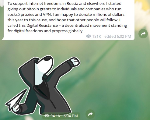 فیلترینگ تلگرام در روسیه