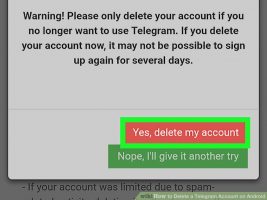 delete telegram