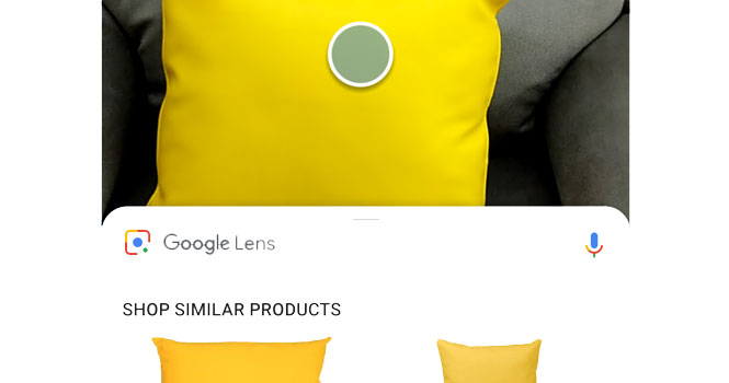 اپلیکیشن گوگل لنز قابلیت تشخیص همزمان اجسام را نیز دارد