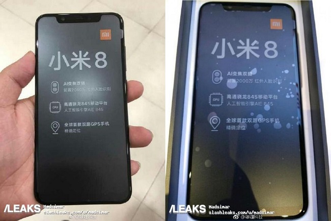 روز گذشته تصویری واقعی از گوشی پرچمدار شیائومی می 8 (Xiaomi Mi 8) در فضای آنلاین منتشر شد که جزئیاتی از این موبایل هوشمند را فاش می‌کند.