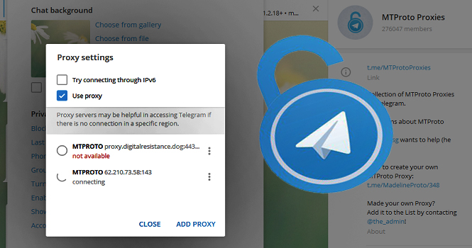 بدست آوردن پروکسی تلگرام آلفا
