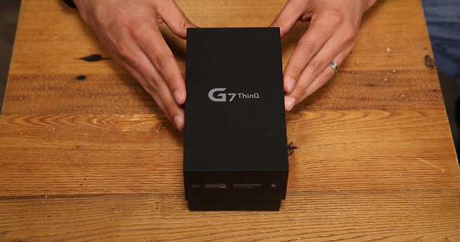 جعبه گشایی ال جی جی 7 تین‌کیو (LG G7 ThinQ) را تماشا کنید