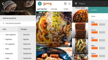 یاملی رسپیز اند شاپینگ لیست (Yummly Recipes & Shopping List)