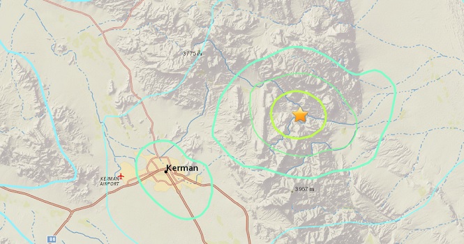 زلزله سیرچ کرمان را 5.8 ریشتر لرزاند ؛ تاکنون 79 نفر مصدوم شدند