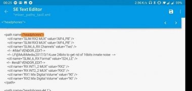 قدم سوم: تغییر دادن mixer_paths_tavil.xml