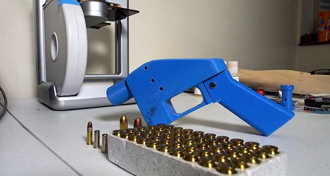 پرینت سه بعدی اسلحه ممکن شد؛ اسلحه بسازید و استفاده کنید!
