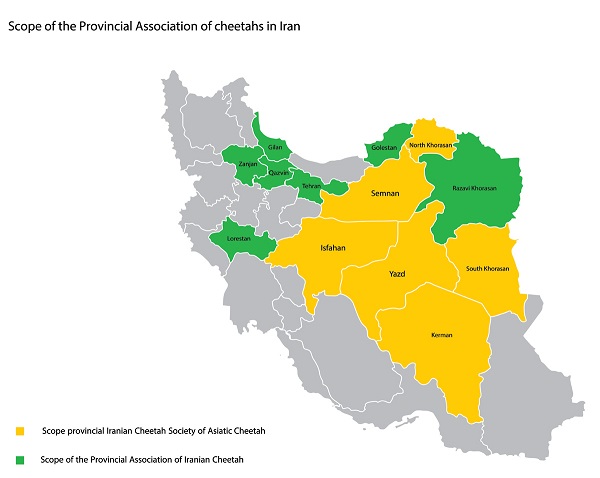 پراکنش یوز ایرانی