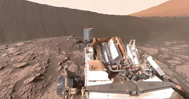 سلفی پانورامای کاوشگر کنجکاوی در مریخ را از دست ندهید