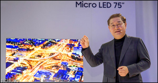 نمایشگرهای مایکرو ال ای دی ماژولار سامسونگ (Micro LED) در CES 2019