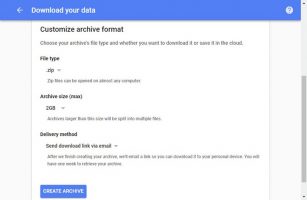 نحوه بکاپ گرفتن از جیمیل با ابزار گوگل تیک آوت (Google Takeout)