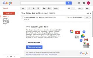 نحوه بکاپ گرفتن از جیمیل با ابزار گوگل تیک آوت (Google Takeout)