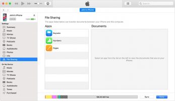 بررسی نرم افزارهای iOS یا iPadOS دارای توانایی اشتراک گذاری فایل با یک رایانه