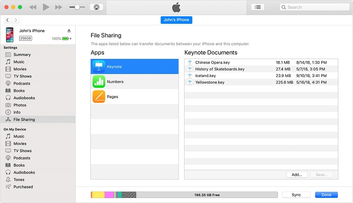بررسی نرم افزارهای iOS یا iPadOS دارای توانایی اشتراک گذاری فایل با یک رایانه