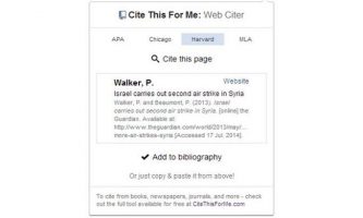 سایت دیز فور می: وب سایتر (Cite This For Me: Web Citer)