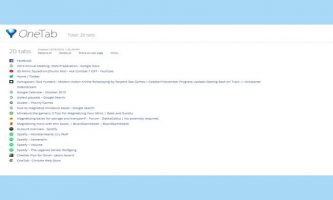 وان تب (OneTab)