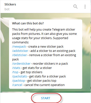 ساخت استیکر در تلگرام